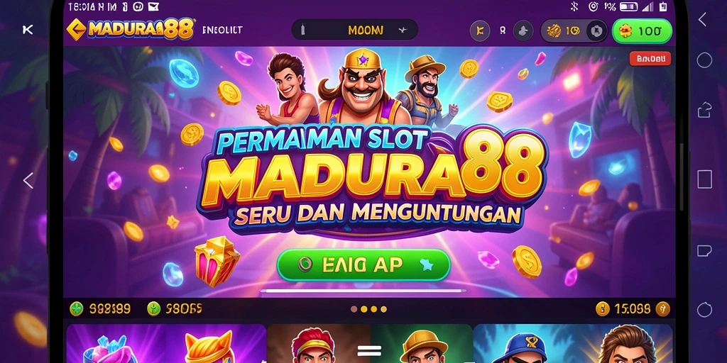 Tampilan gameplay slot MADURA88 yang seru dan menarik.