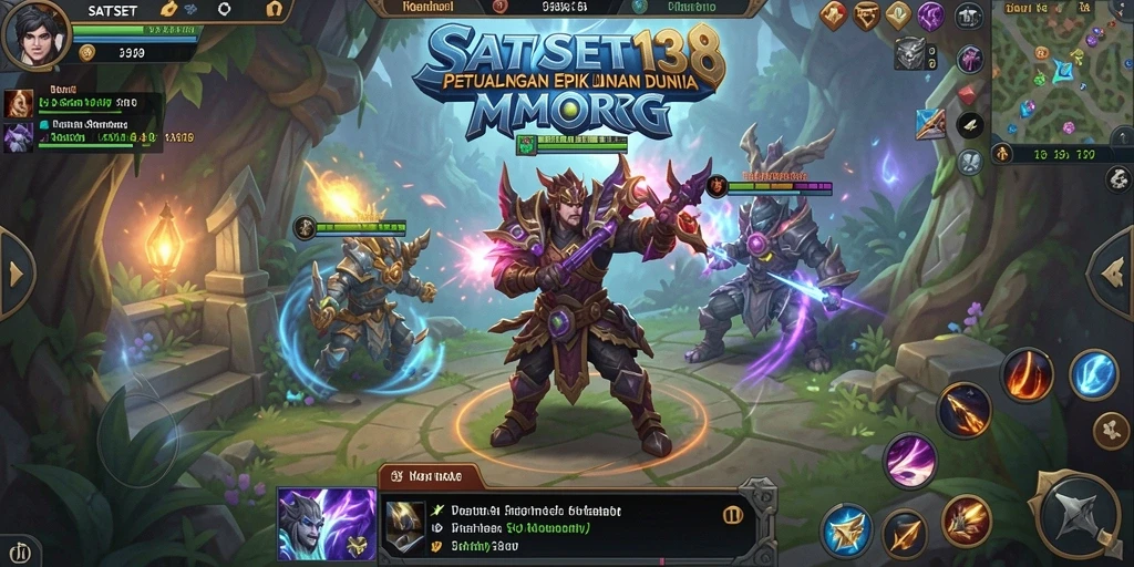 Tampilan gameplay menarik dari SATSET138 dengan pertarungan yang seru.
