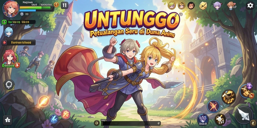 Gameplay seru dan karakter Anime menarik dari UNTUNGGO.