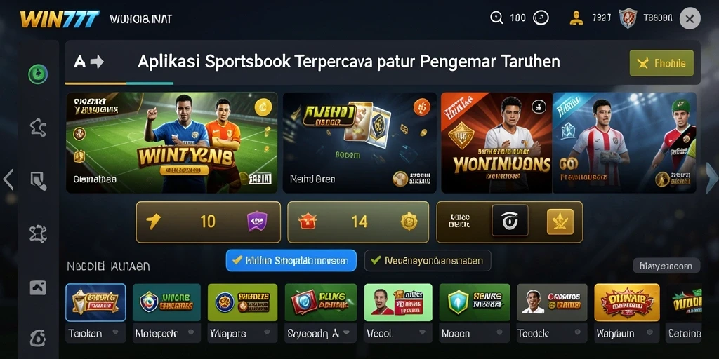 Tampilan menarik dari gameplay taruhan olahraga di WIN777.